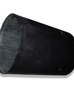 Extension tube for roof sheet CL-600 black cpl